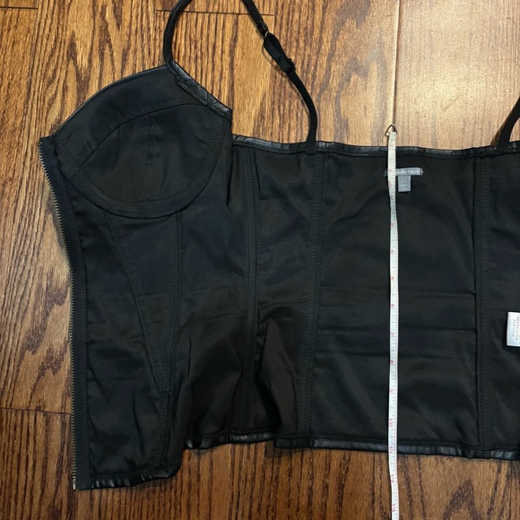 Charlotte Russe Black Camisole with Zipper - Picture 3 of 11